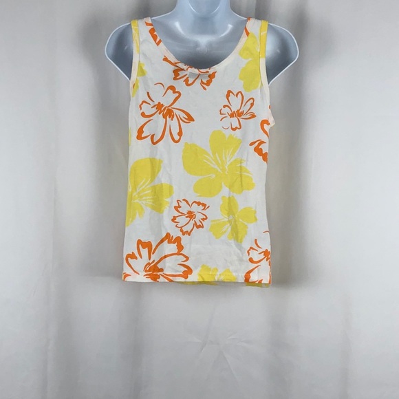 NY & Co. Cotton knit embellished tank top M - Picture 10 of 12